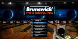 Brunswick Pro Bowling Title Screen